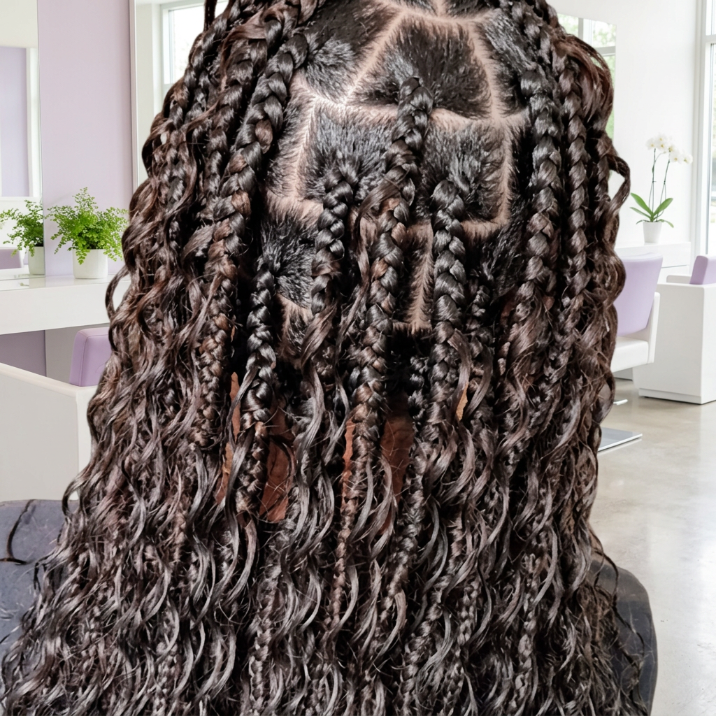 Gypsy Braids styled at Milove’s Beauty